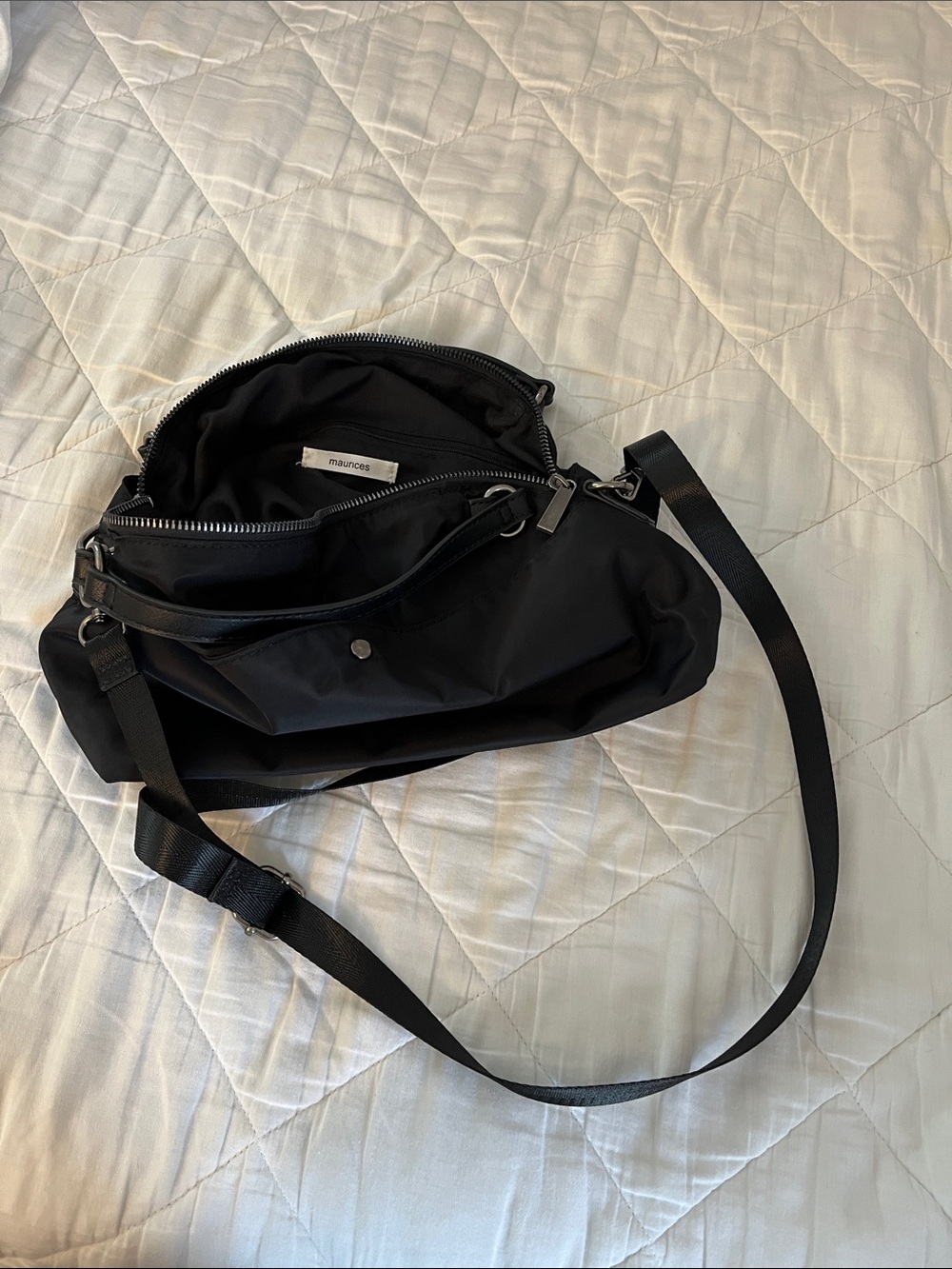 Maurices Black women’s Messenger Crossbody Bag